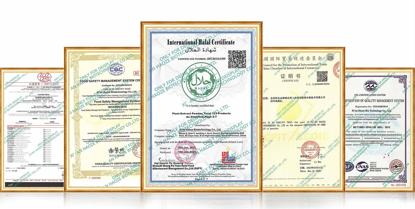 certificates